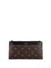 Louis Vuitton Brown Black Slim Purse Monogram Canvas One size - photo 1
