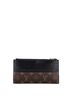 Louis Vuitton Brown Black Slim Purse Monogram Canvas One size - photo 2