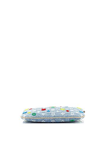 Louis Vuitton New Wave Zipped Pochette Monogram Embroidered Quilted Denim (view 2)