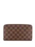 Louis Vuitton 100% Coatead Canvas Brown Zippy Organizer Damier One size - photo 1