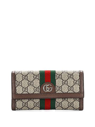 Gucci Ophidia Continental Wallet GG Coated Canvas (view 1)