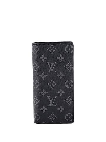 Louis Vuitton Brazza Wallet Monogram Eclipse Canvas (view 1)