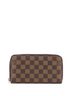 Louis Vuitton 100% Coatead Canvas Brown Zippy Organizer Damier One size - photo 1