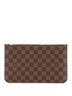 Louis Vuitton 100% Coatead Canvas Brown Neverfull Pochette Damier Large One size - photo 1