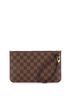 Louis Vuitton 100% Coatead Canvas Brown Neverfull Pochette Damier Large One size - photo 4