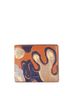 Christian Dior Brown Multi Color Peter Doig Bifold Wallet Jacquard Printed Canvas and Leather Compact One size - photo 1