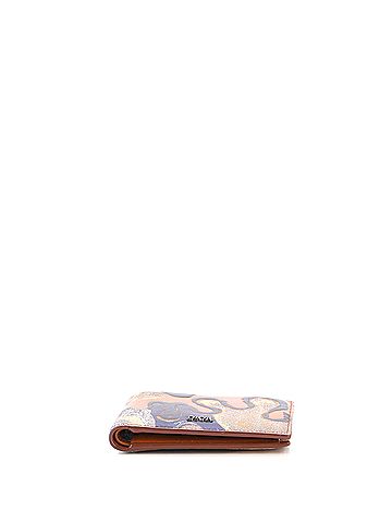 Christian Dior Peter Doig Bifold Wallet Jacquard Printed Canvas and Leather Compact (view 2)