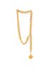 Chanel 100% Metal Vintage Medallion Chain Belt Metal One size - photo 1