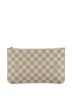 Louis Vuitton 100% Coatead Canvas Tan Neverfull Pochette Damier Large One size - photo 1