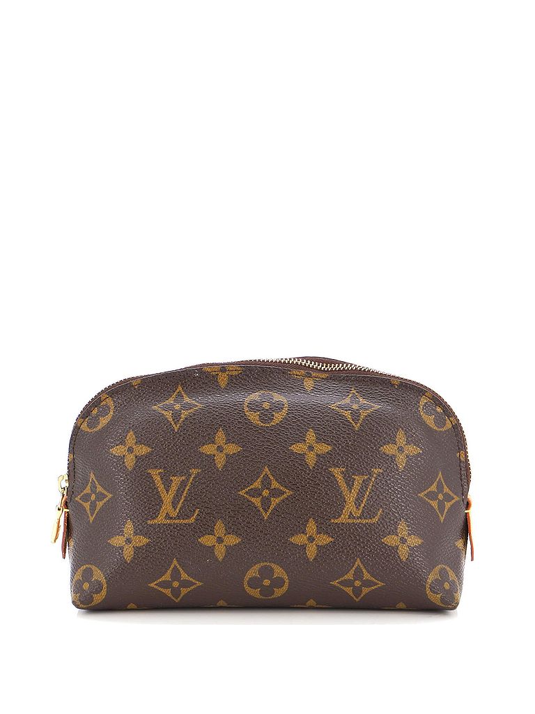 Louis Vuitton 100% Coatead Canvas Brown Cosmetic Pouch Monogram Canvas One size - photo 1