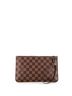 Louis Vuitton 100% Coatead Canvas Brown Neverfull Pochette Damier Large One size - photo 4
