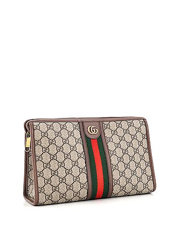 Gucci Ophidia Toiletry Pouch GG Coated Canvas Large (view 2)