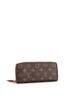 Louis Vuitton 100% Coatead Canvas Brown Clemence Wallet Monogram Canvas One size - photo 3