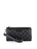 Louis Vuitton 100% Coatead Canvas Black Zippy Dragonne Wallet Damier Graphite One size - photo 1