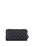 Louis Vuitton 100% Coatead Canvas Black Zippy Dragonne Wallet Damier Graphite One size - photo 4