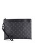 Louis Vuitton 100% Coatead Canvas Black Pochette To-Go Monogram Eclipse Canvas MM One size - photo 1