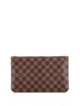 Louis Vuitton 100% Coatead Canvas Brown Neverfull Pochette Damier Large One size - photo 1