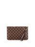 Louis Vuitton 100% Coatead Canvas Brown Neverfull Pochette Damier Large One size - photo 4