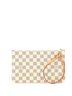 Louis Vuitton 100% Coatead Canvas White Neverfull Pochette Damier Large One size - photo 4