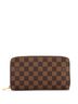 Louis Vuitton 100% Coatead Canvas Brown Zippy Wallet Damier One size - photo 1
