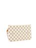Louis Vuitton 100% Coatead Canvas White Neverfull Pochette Damier Large One size - photo 3