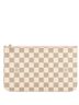 Louis Vuitton 100% Coatead Canvas White Neverfull Pochette Damier Large One size - photo 1