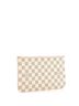 Louis Vuitton 100% Coatead Canvas White Neverfull Pochette Damier Large One size - photo 3