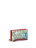 Gucci 100% Coatead Canvas Blue Zip Around Wallet Blooms Print GG Coated Canvas One size - photo 3