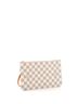 Louis Vuitton 100% Coatead Canvas White Neverfull Pochette Damier Large One size - photo 3
