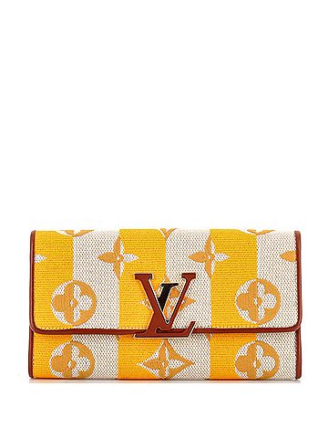 Louis Vuitton Capucines Wallet Striped Embroidered Canvas (view 1)