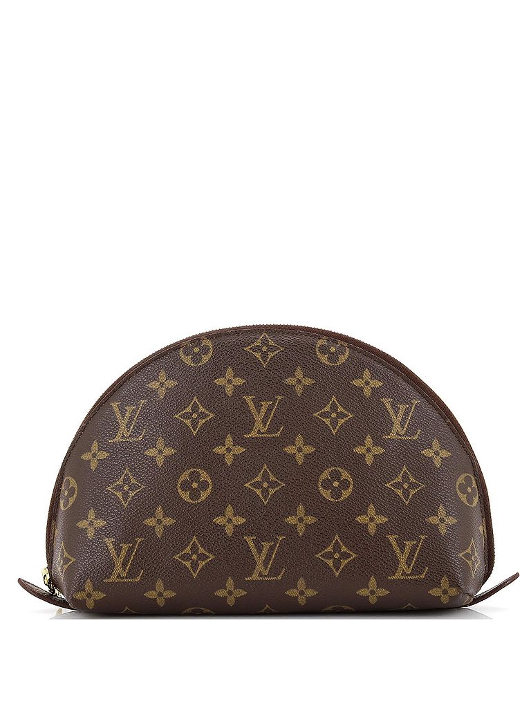 Louis Vuitton 100% Coatead Canvas Brown Cosmetic Pouch Monogram Canvas GM One size - photo 1