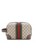 Gucci 100% Coatead Canvas Brown Savoy Handle Toiletry Case GG Coated Canvas One size - photo 1