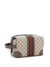 Gucci 100% Coatead Canvas Brown Savoy Handle Toiletry Case GG Coated Canvas One size - photo 2