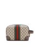 Gucci 100% Coatead Canvas Brown Savoy Handle Toiletry Case GG Coated Canvas One size - photo 3