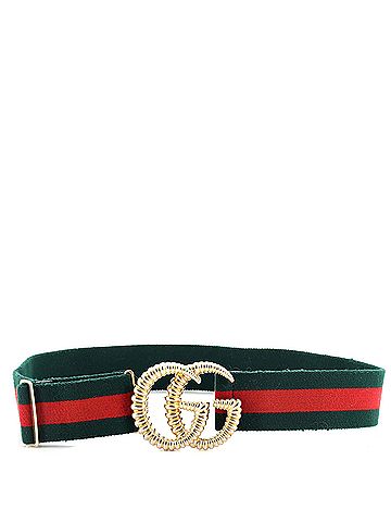 Gucci GG Torchon Web Belt Canvas Wide (view 2)