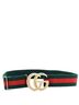 Gucci 100% Canvas Multi Color Green Red GG Torchon Web Belt Canvas Wide One size - photo 2