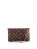 Louis Vuitton 100% Coatead Canvas Brown Neverfull Pochette Monogram Canvas Large One size - photo 4
