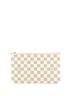 Louis Vuitton 100% Coatead Canvas White Neverfull Pochette Damier Large One size - photo 1