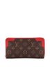 Louis Vuitton Brown Red Retiro Zippy Wallet Monogram Canvas One size - photo 1