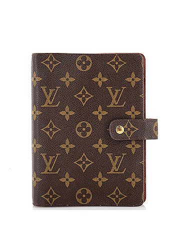 Louis Vuitton Ring Agenda Cover Monogram Canvas MM (view 1)