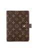 Louis Vuitton 100% Coatead Canvas Brown Ring Agenda Cover Monogram Canvas MM One size - photo 1