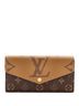 Louis Vuitton 100% Coatead Canvas Brown Sarah Wallet NM Reverse Monogram Giant and Monogram Canvas One size - photo 1