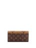Louis Vuitton 100% Coatead Canvas Brown Sarah Wallet NM Reverse Monogram Giant and Monogram Canvas One size - photo 4