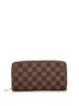 Louis Vuitton 100% Coatead Canvas Brown Zippy Wallet Damier One size - photo 1