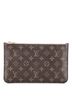 Louis Vuitton 100% Coatead Canvas Brown Neverfull Pochette Monogram Canvas Large One size - photo 1