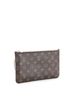Louis Vuitton 100% Coatead Canvas Brown Neverfull Pochette Monogram Canvas Large One size - photo 3