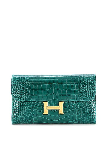 Hermès Constance Wallet Alligator Long (view 1)