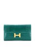 Hermès Green Constance Wallet Alligator Long One size - photo 1