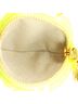 Louis Vuitton 100% Velvet Yellow Round Coin Purse LV Match Monogram Jacquard Velvet One size - photo 4