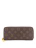 Louis Vuitton 100% Coatead Canvas Brown Clemence Wallet Monogram Canvas One size - photo 1